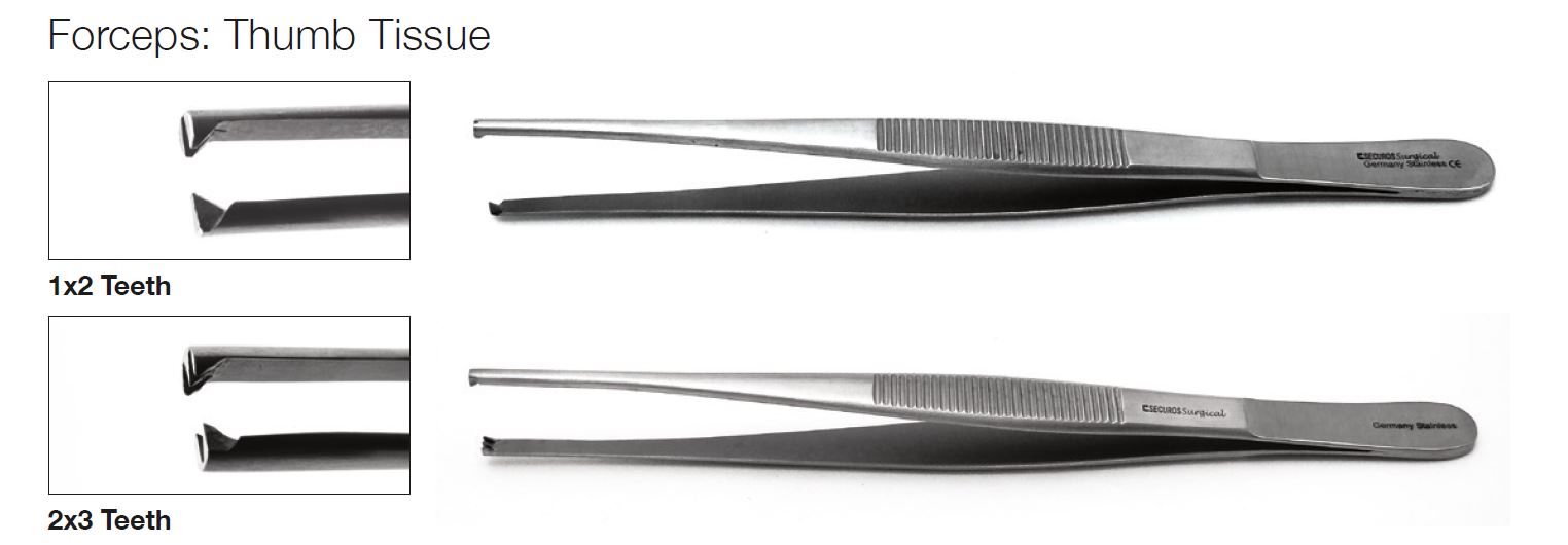 Rat Tooth Thumb Tissue Forceps Cm Teeth Duggan Veterinary